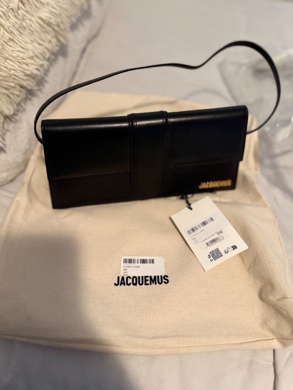 Jacquemus Le Bambino Long Leather Shoulder Bag - Picture 6 of 14